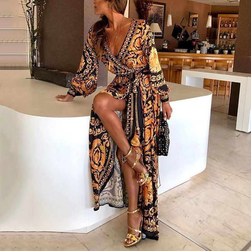 Faye – Vestido Estampado Boho