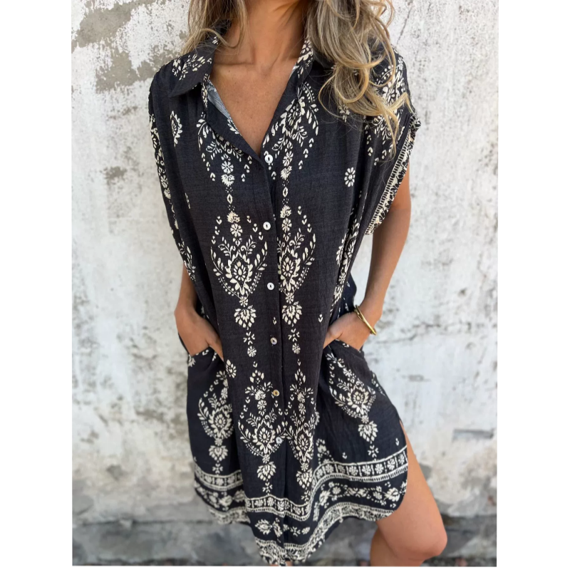 Mica – Vestido Boho Vintage
