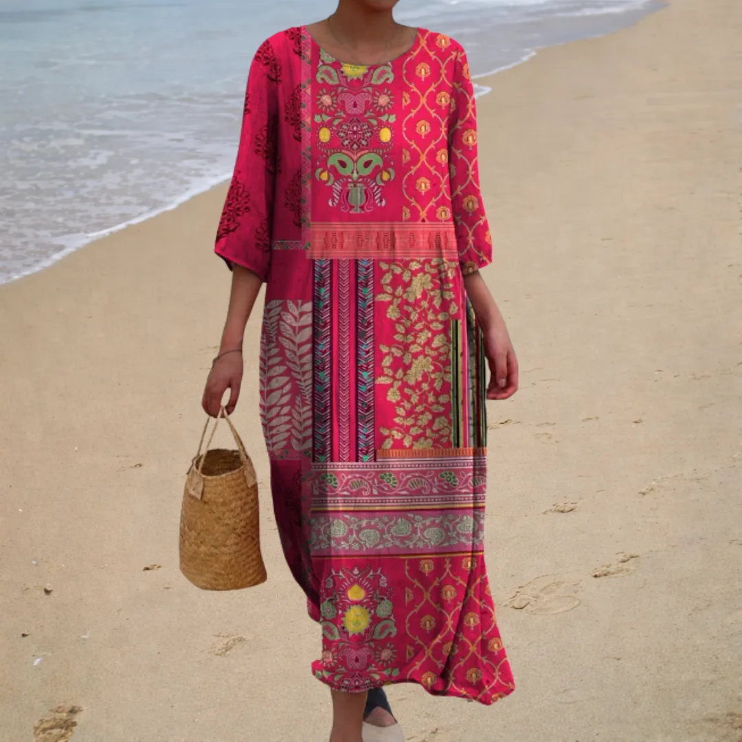 Vestido longo e esvoaçante chique e confortável